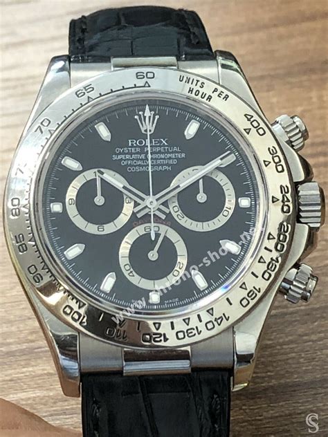 bracelet rolex daytona cuir|genuine Rolex strap.